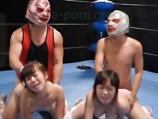 Japanese cosplay wrestling